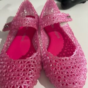 Mini melissa Kids Pink Jelly Shoes